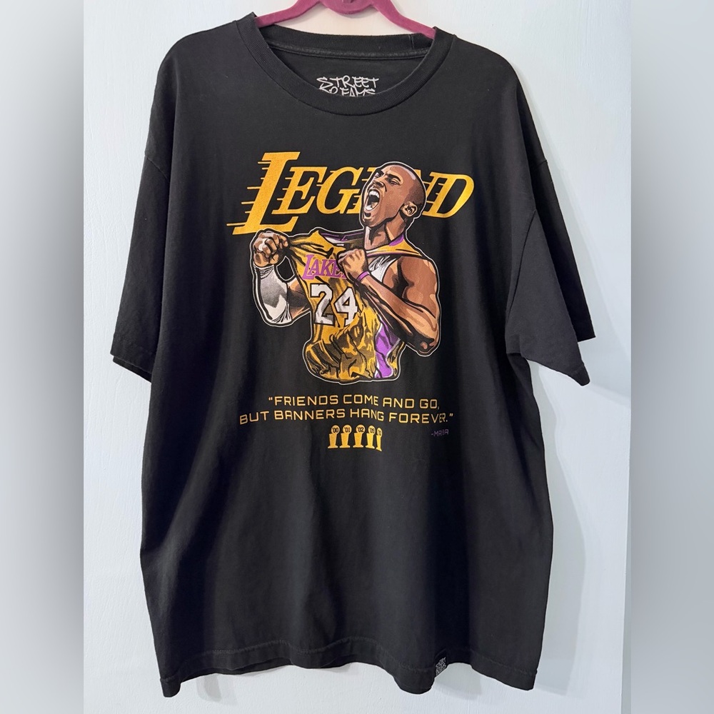 Black 'Legend' Kobe Bryant Graphic Tee - Sweet Dreams Sz XL